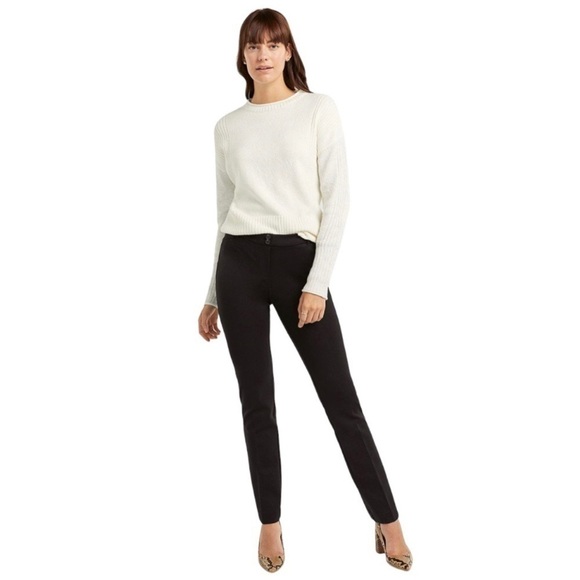 Reitman’s The Modern Stretch Bootleg Black Pants in size 12 Petite - Picture 1 of 12